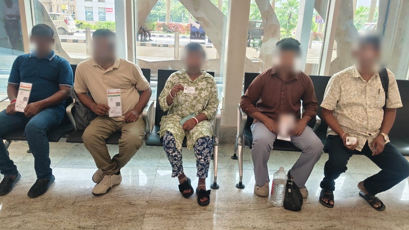 CISF Detects Four Suspected Bangladeshi Nationals and an Indian Handler at Agartala Airport
