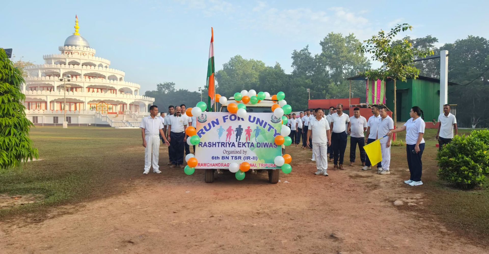 Tripura State Rifles organise Run for Unity to promote national unity and harmony