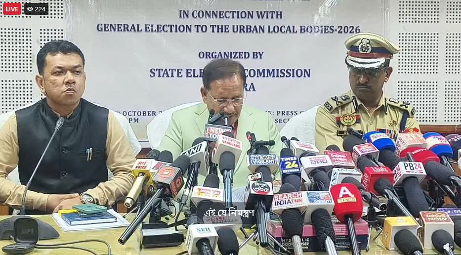 Tripura General Elections: Polling on November 27, Counting on December 2