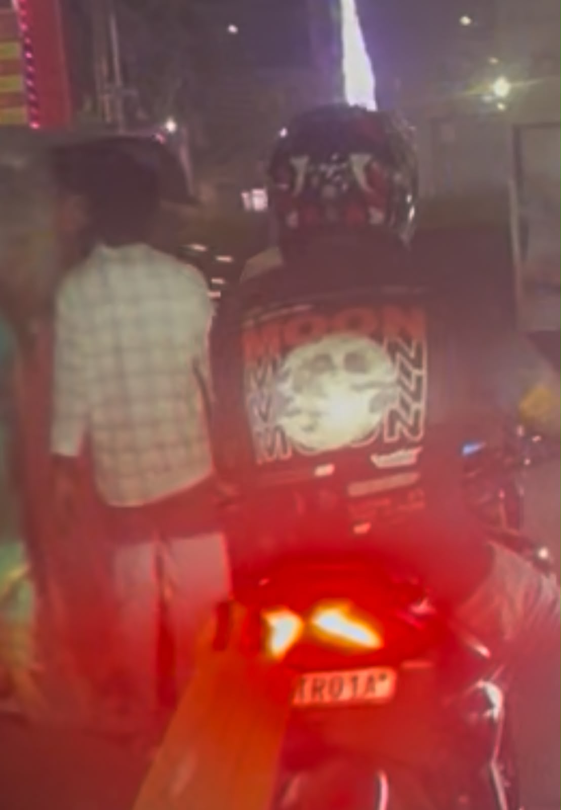Two-Wheelers Without Full Number Plates Plying in the Heart of Agartala Despite Traffic Restrictions